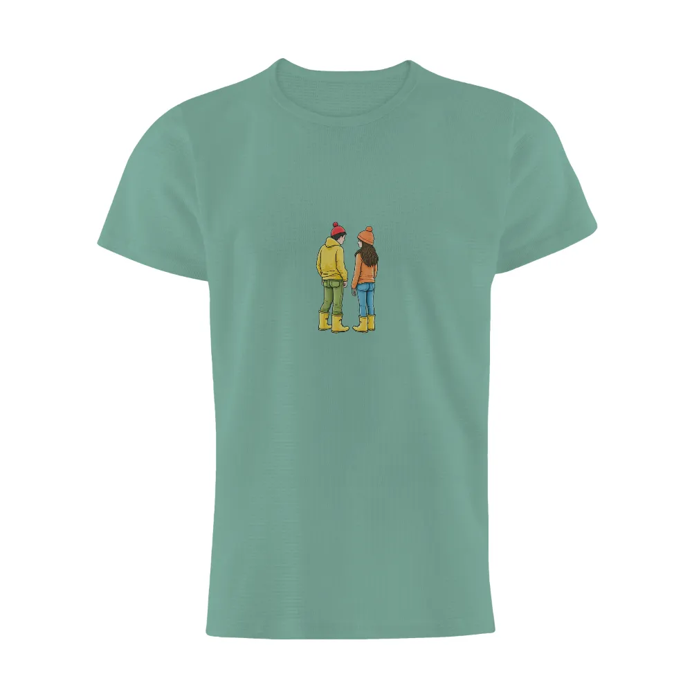 T-Shirts Design: Winter Friendship Adventure| colorful outfits