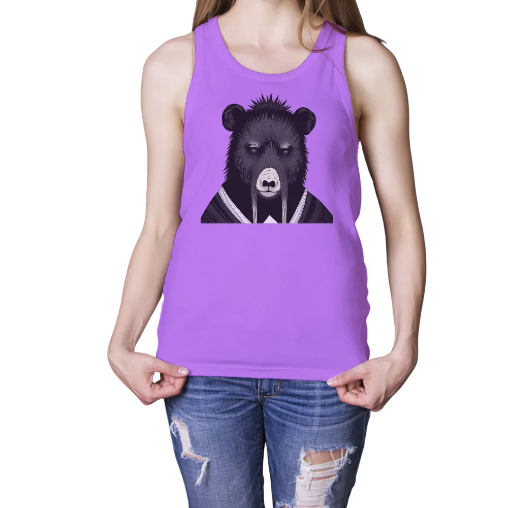 Custom T-Shirt Printing: Sophisticated Bear in a Tuxedo|mama bear rainbow shirt