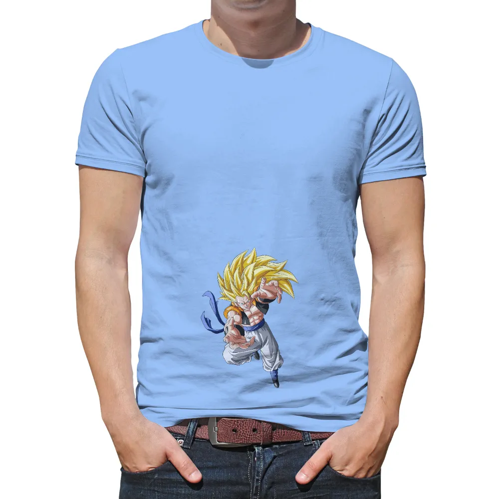 Custom T-Shirt Printing: Legendary Warrior of Power and Determination|goku power mode t shirt