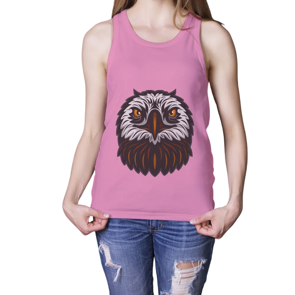 Custom T-Shirt Printing: Majestic Owl - Symbol of Wisdom and Mystery|shirt design generator online