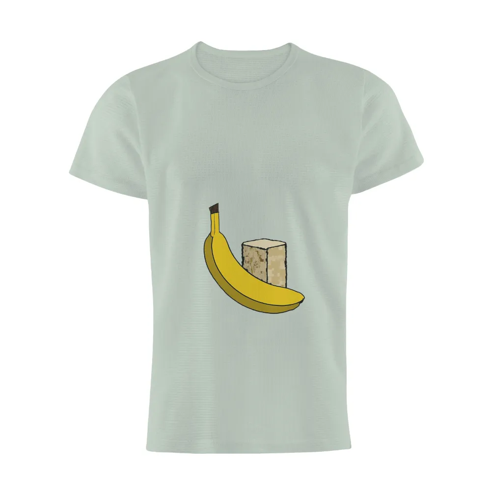 T-Shirts Pattern: Banana & Pixelated Cube - Modern Life Harmony|harmony day t shirts best and less