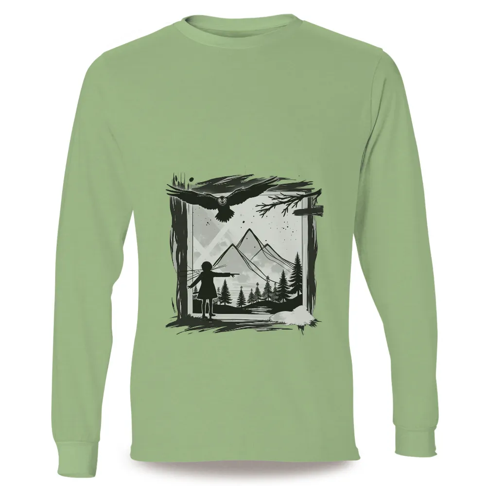 Custom T-Shirt Printing: Explore the Wilderness with Lily|adventure time dancing with monsters shirt