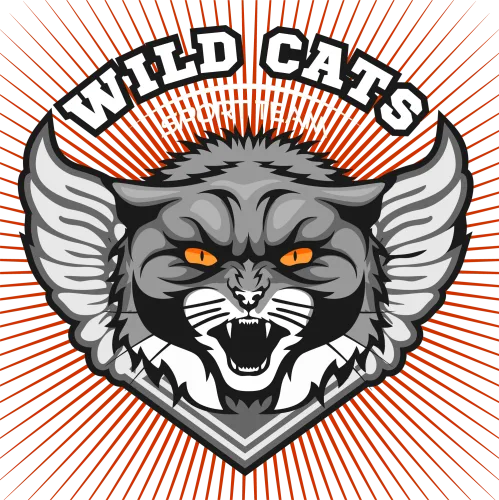 Shirts Graphic Tees: Wild Cats Sport Team - Strength and Agility