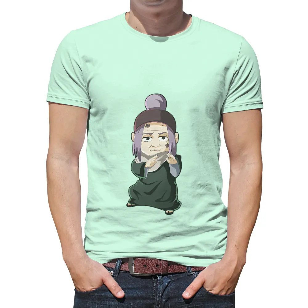 T-Shirts Design: Chibi Tsunade - Wisdom and Power|strength and honor shirt