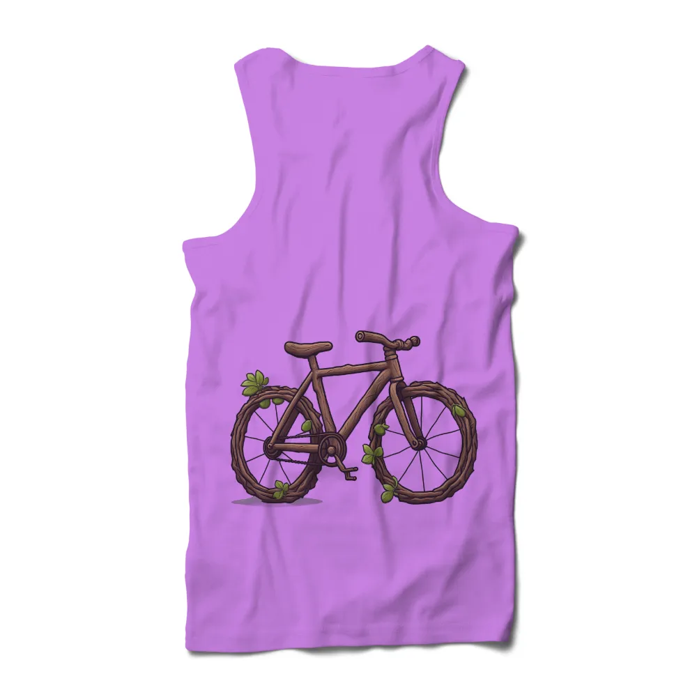 Tee Shirt Printing: Nature's Reclaimed Bicycle - Artistic Designs|graffiti nature