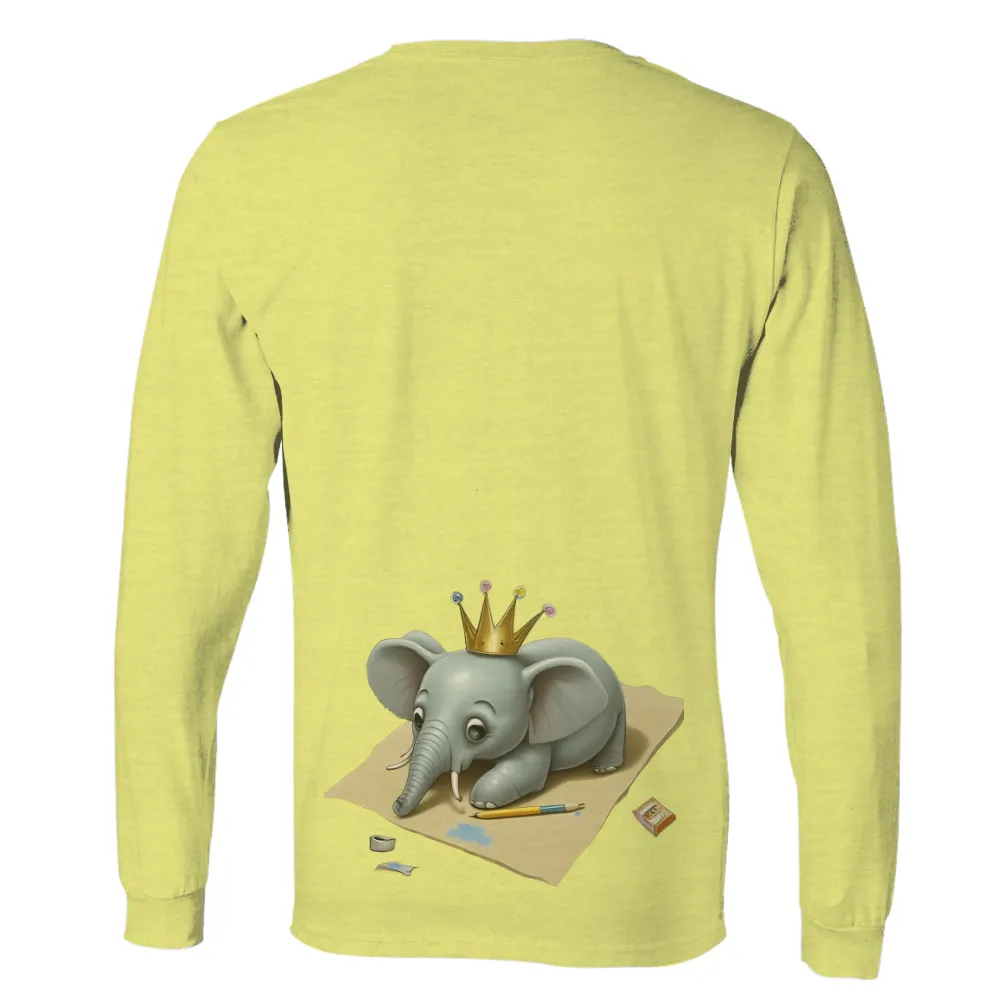 Graphic Tees: Ellie the Elephant - A Royal Artistic Design|mario rabbids kingdom battle shirt