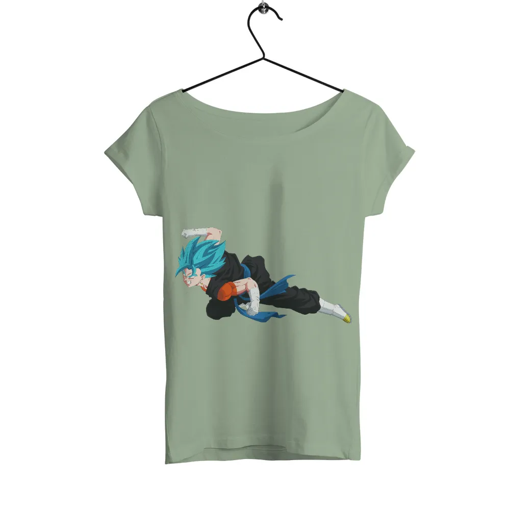 Graphic Tees: Blue-Haired Hero in Action|action network nhl