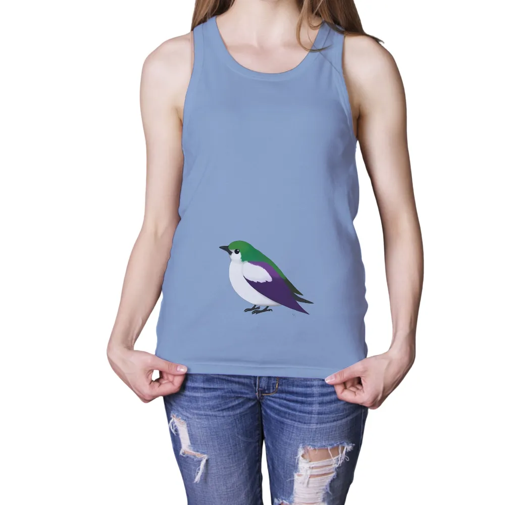 Customized Tee Shirts: Whimsy Bird - Nature's Joy and Freedom|white bacon t shirt roblox