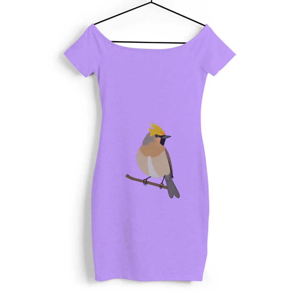 Customized Tee Shirts: Bohemian Waxwing - Nature's Harmony|roblox elegant t shirt