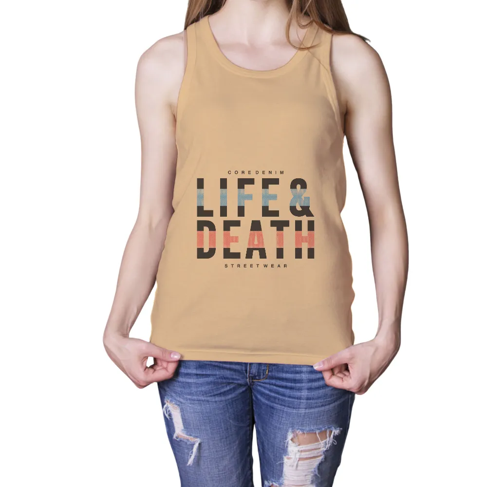 Graphic Tees: LIFE & DEATH Pixel Art Streetwear|half life 2 graffiti