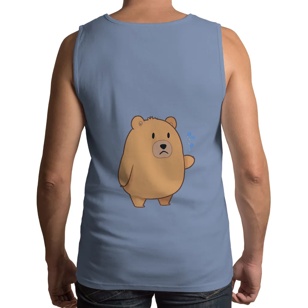 Custom T-Shirt Printing: Bruno's Journey to Self-Confidence|bear with beer pocket shirt