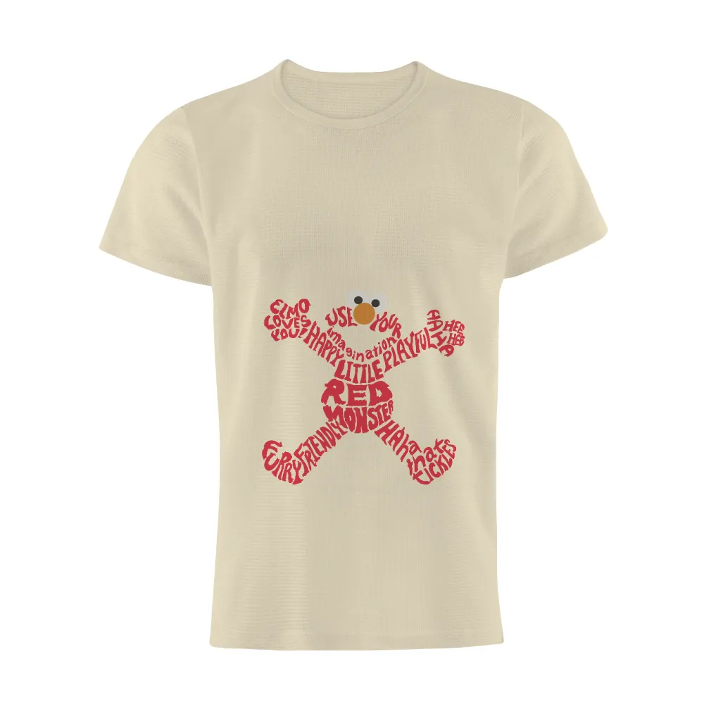 Elmo T-Shirts Design: Spread Joy with Playful Typography|i love t shirt roblox