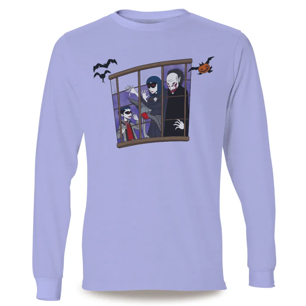 Tee Shirt Printing: Haunting Vampire Design for Halloween| Dark night sky