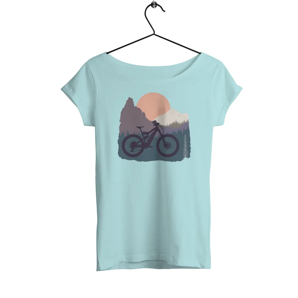 TShirt Design: Mountain Bike Adventure at Sunset|enes kanter freedom shirt