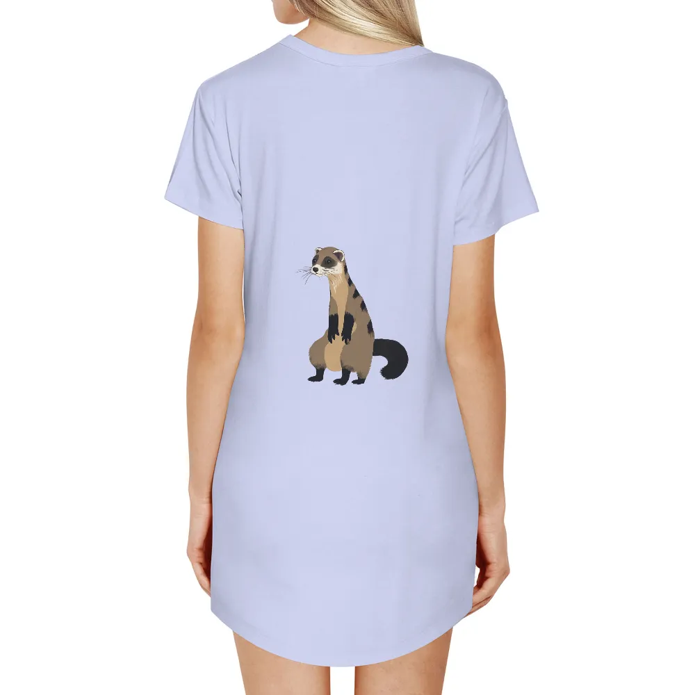 TShirt Printing: Felix the Ferret - Adventure and Curiosity|adventure time shirt sex