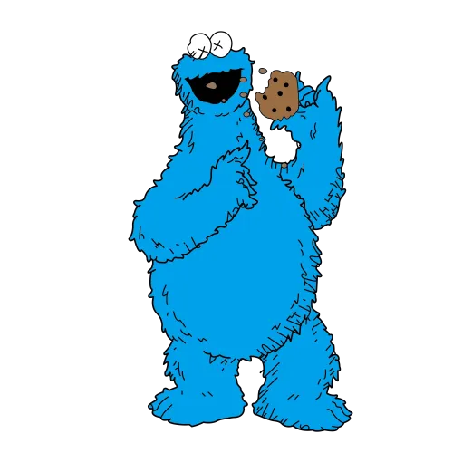 Custom Tee Shirts: Cookie Monster's Chocolate Chip Delight