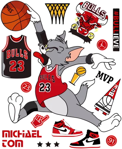 Custom Tee Shirts: Celebrate Your Love for the Chicago Bulls with Tom's Dynamic Design