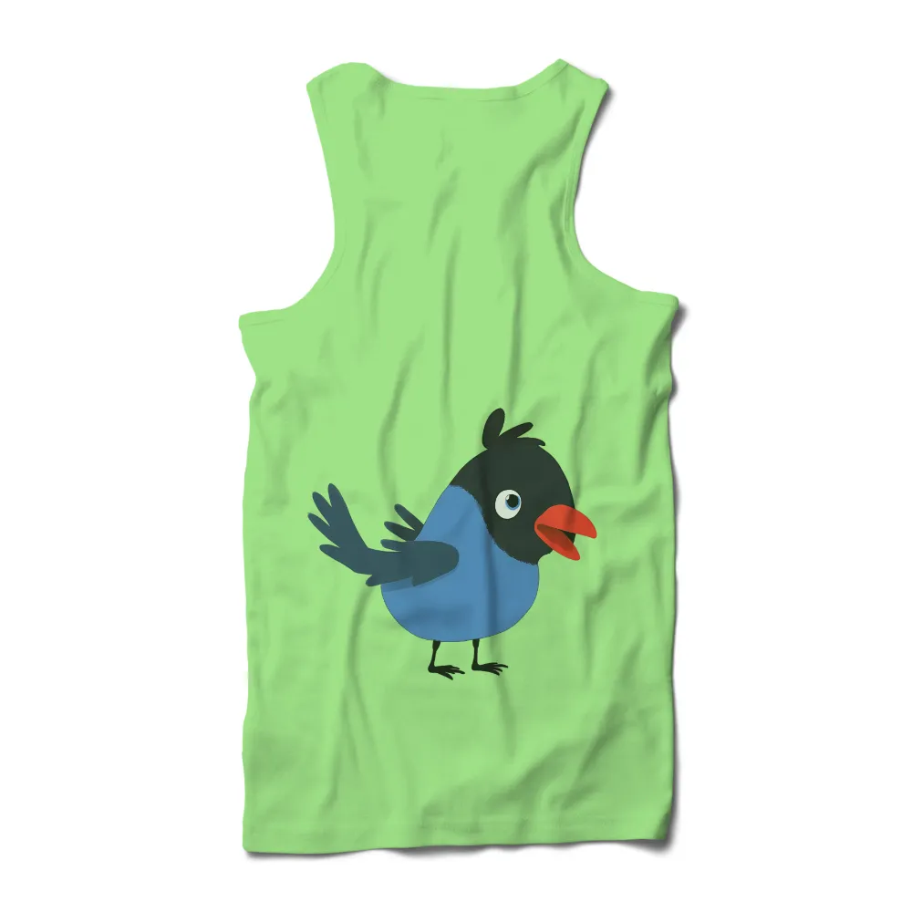 Graphic Tees: Whisp the Blue Bird - Joyful Flight Design|freedom celtics jersey