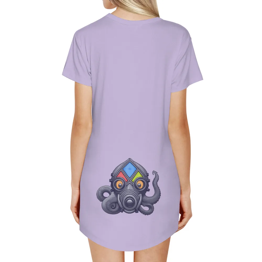 T-Shirts Design: Octo the Cyberpunk Guardian|final fantasy 35th anniversary ut graphic t shirt