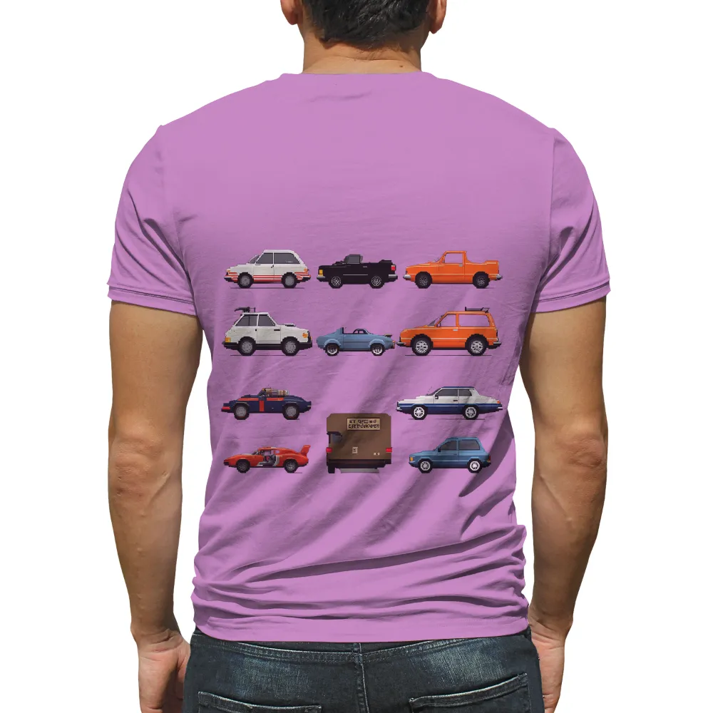 Pixel Art Classic Cars: A Nostalgic Journey Through Retro Gaming|pixel art t shirt