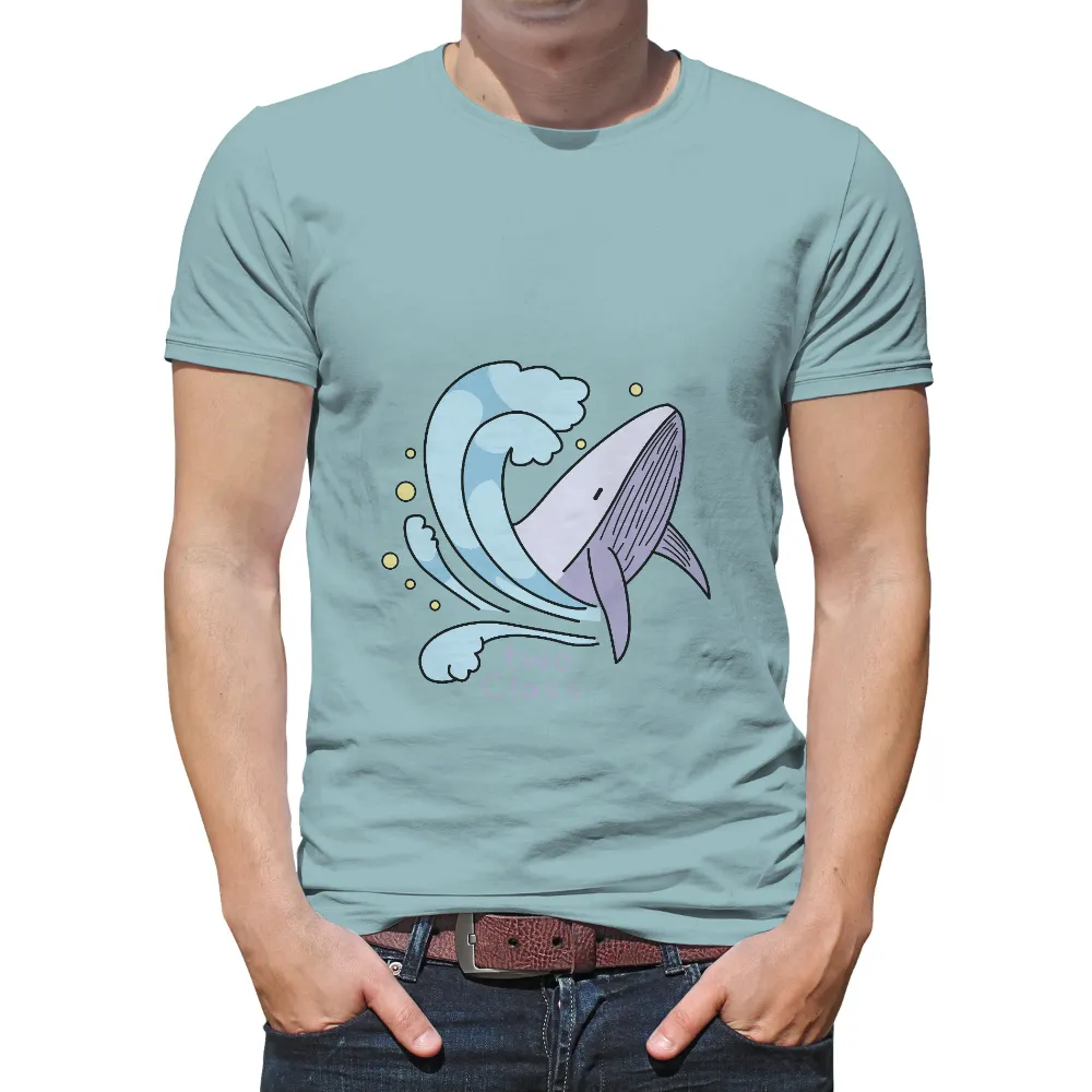 Whale Wave: Shirts Graphic Tees | Artistic Designs, Nature, Whimsical|tommy bahama long may it wave t shirt