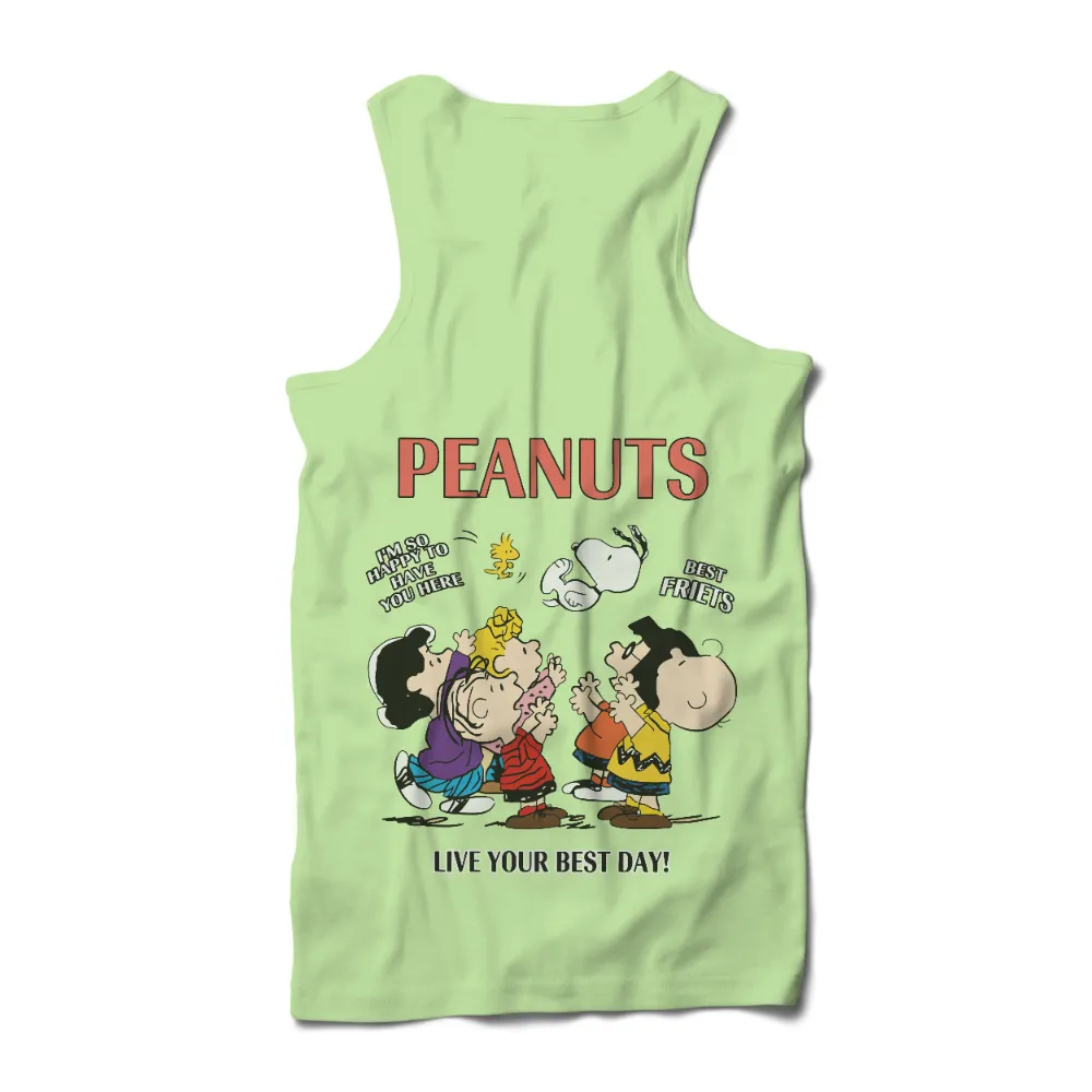 Custom T-Shirt Printing: Live Your Best Day with Peanuts Characters|cartoon characters t shirts wholesale