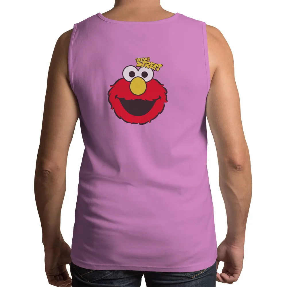 Tee Shirt Printing: Elmo Sesame Street Happy Smile|cartoon characters t shirts wholesale