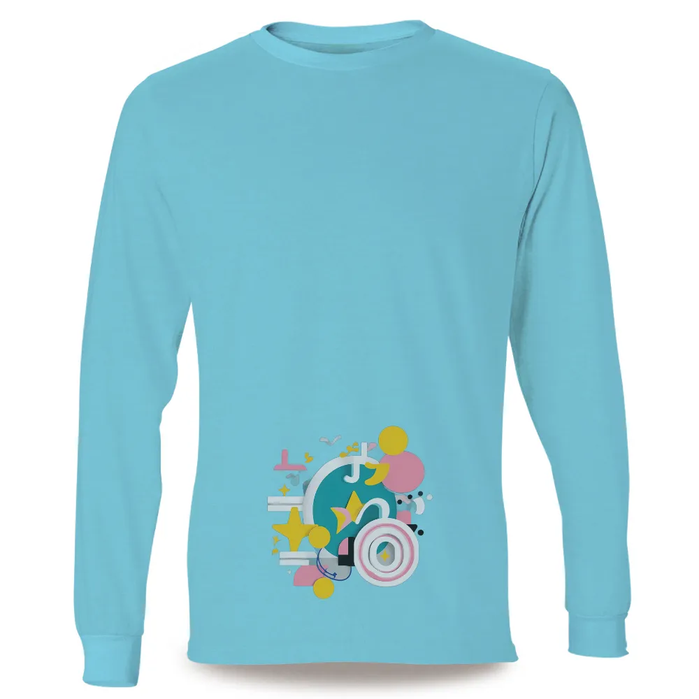 Graphic Tees: Whimsical Camera Lens Celebration|human beings colors may vary shirt