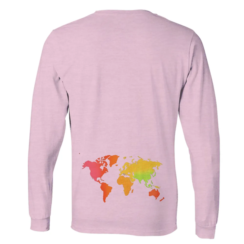 Custom Tee Shirts: Global Unity in Gradient Colors