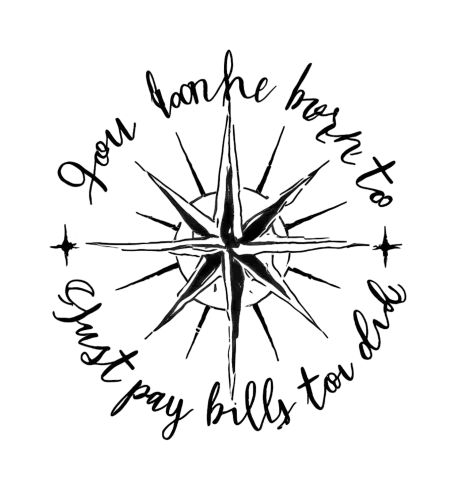 TShirt Design: Compass Rose of Urban Life