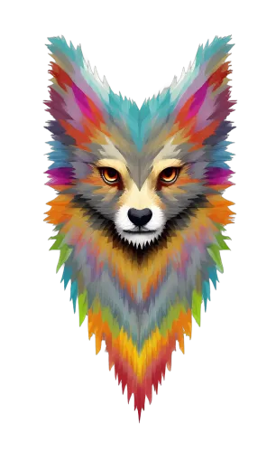 T-Shirts Design: Vibrant Fox Artwork