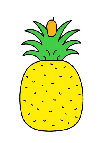 T-Shirts Pattern: Pineapple Pete - Guardian of Joy