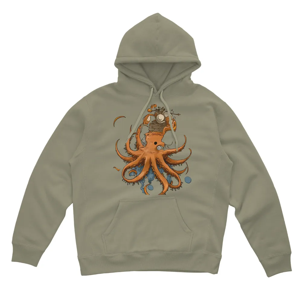 Graphic Tees: Urban Octopus Embracing the City|red hot chili peppers octopus shirt