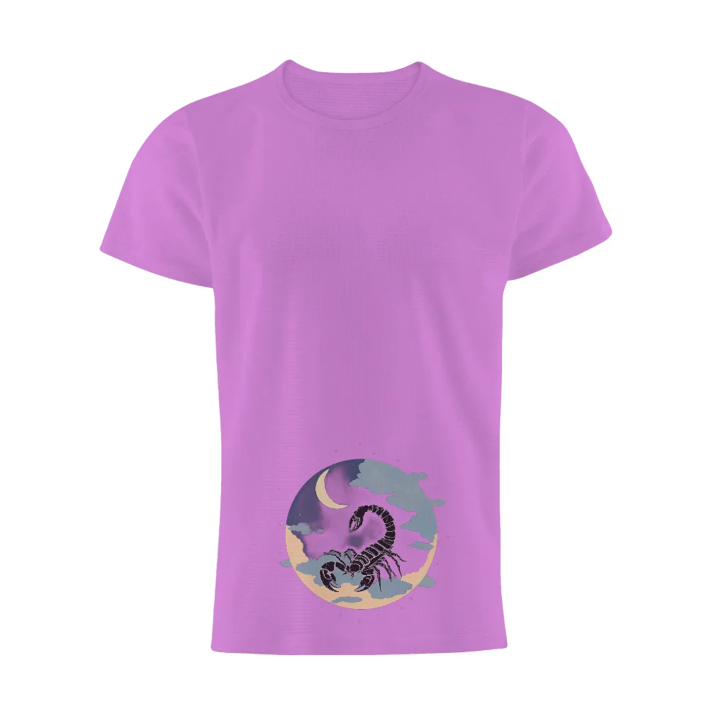 Shirts Graphic Tees: Scorpion Under the Crescent Moon|sun and moon t shirt kellogg's