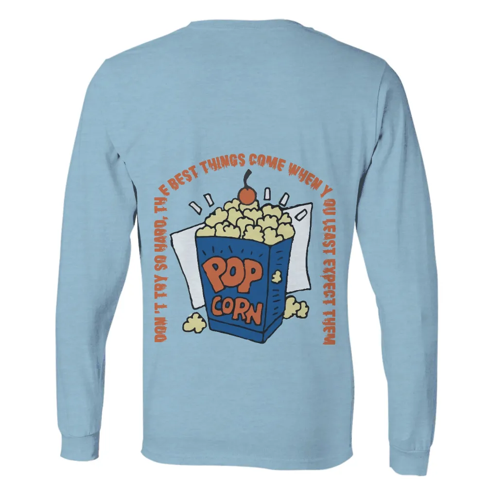 Shirts Graphic Tees: Popcorn Box - Unexpected Joys|popcorn shirt 90s