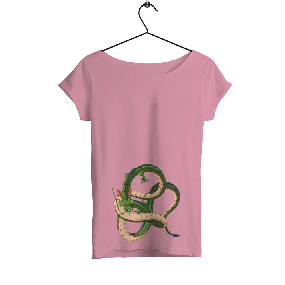 T-Shirts Pattern: Shenron - The Wish-Granting Dragon|lime green and black shirt womens