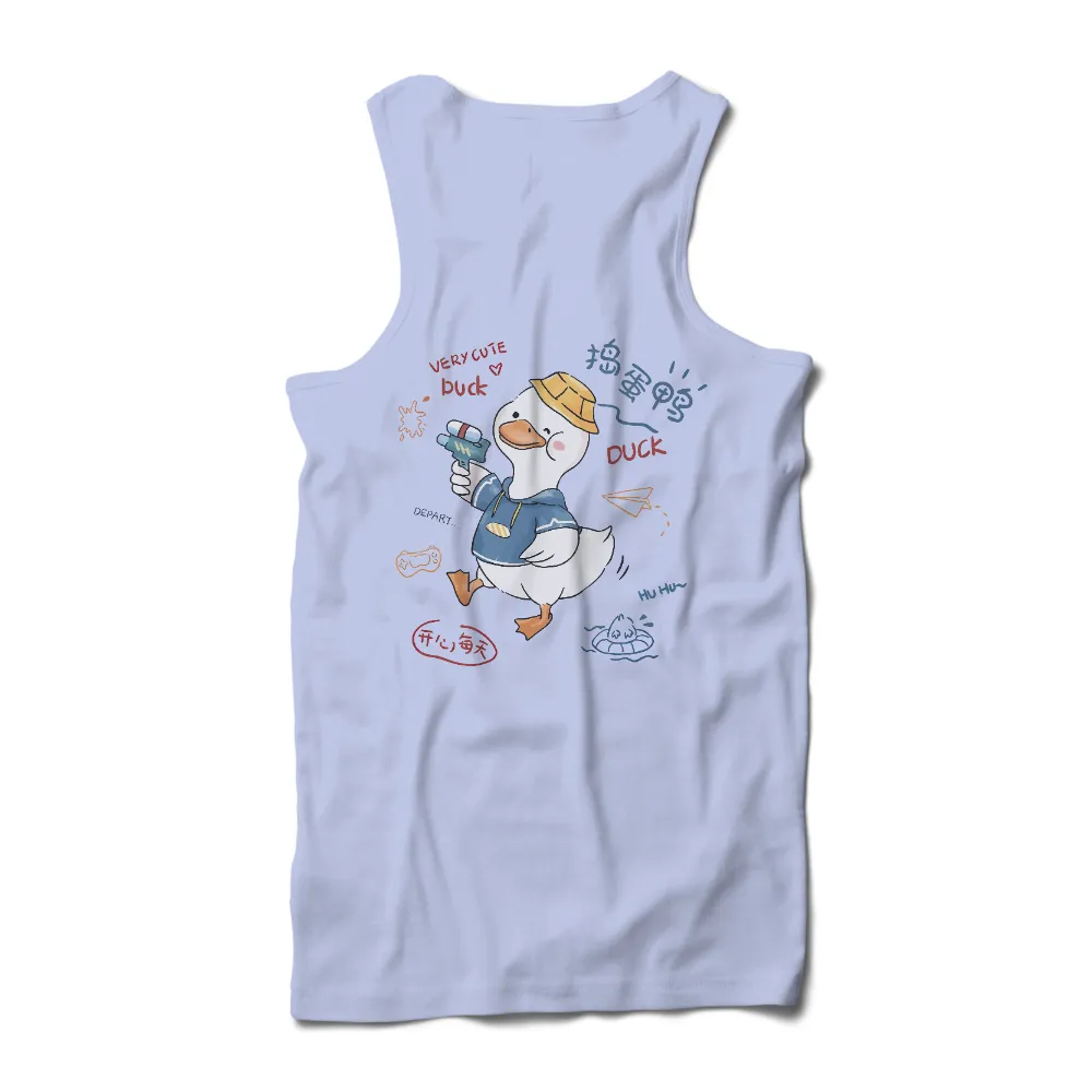 Tee Shirts Printed: Very Cute Duck - Whimsical and Playful Design|messi duck t shirt