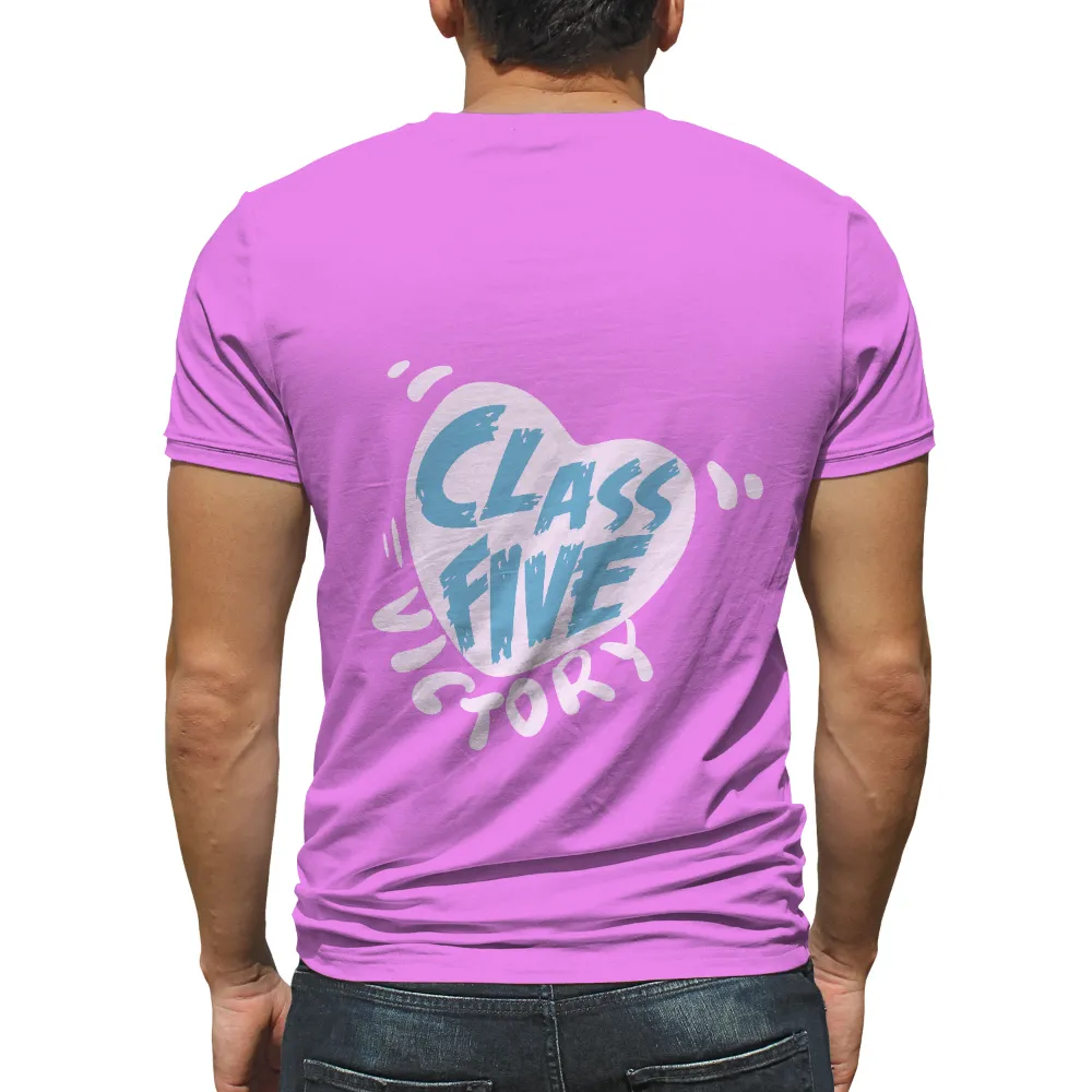 T-Shirts Design: Class Five - A Nostalgic Gaming Tribute|slimecicle gamer shirt