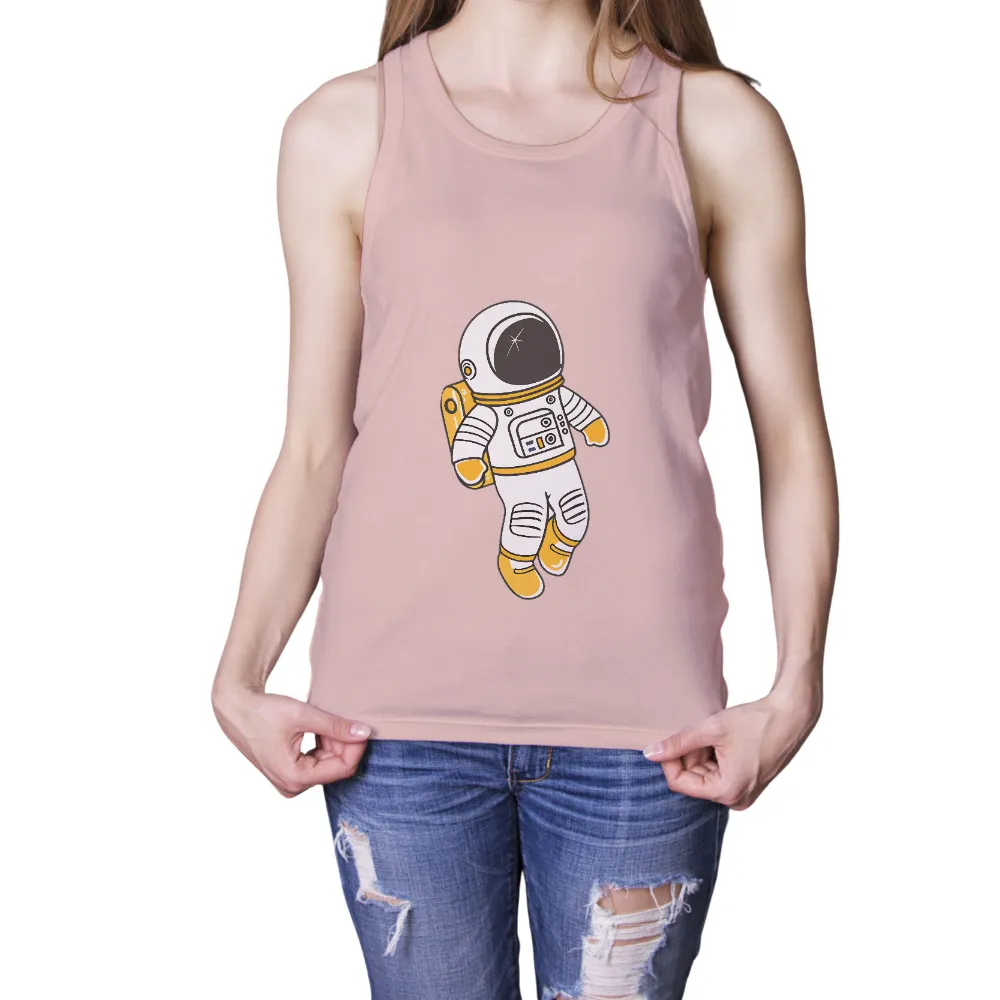 TShirt Design: Whimsical Astronaut - Explore the Universe|pink space jam t shirt