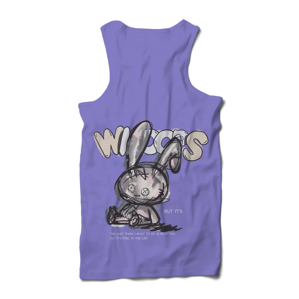 Graphic Tees: Wipos - A Symbol of Inner Turmoil and Resilience|cartoon character with blue shirt