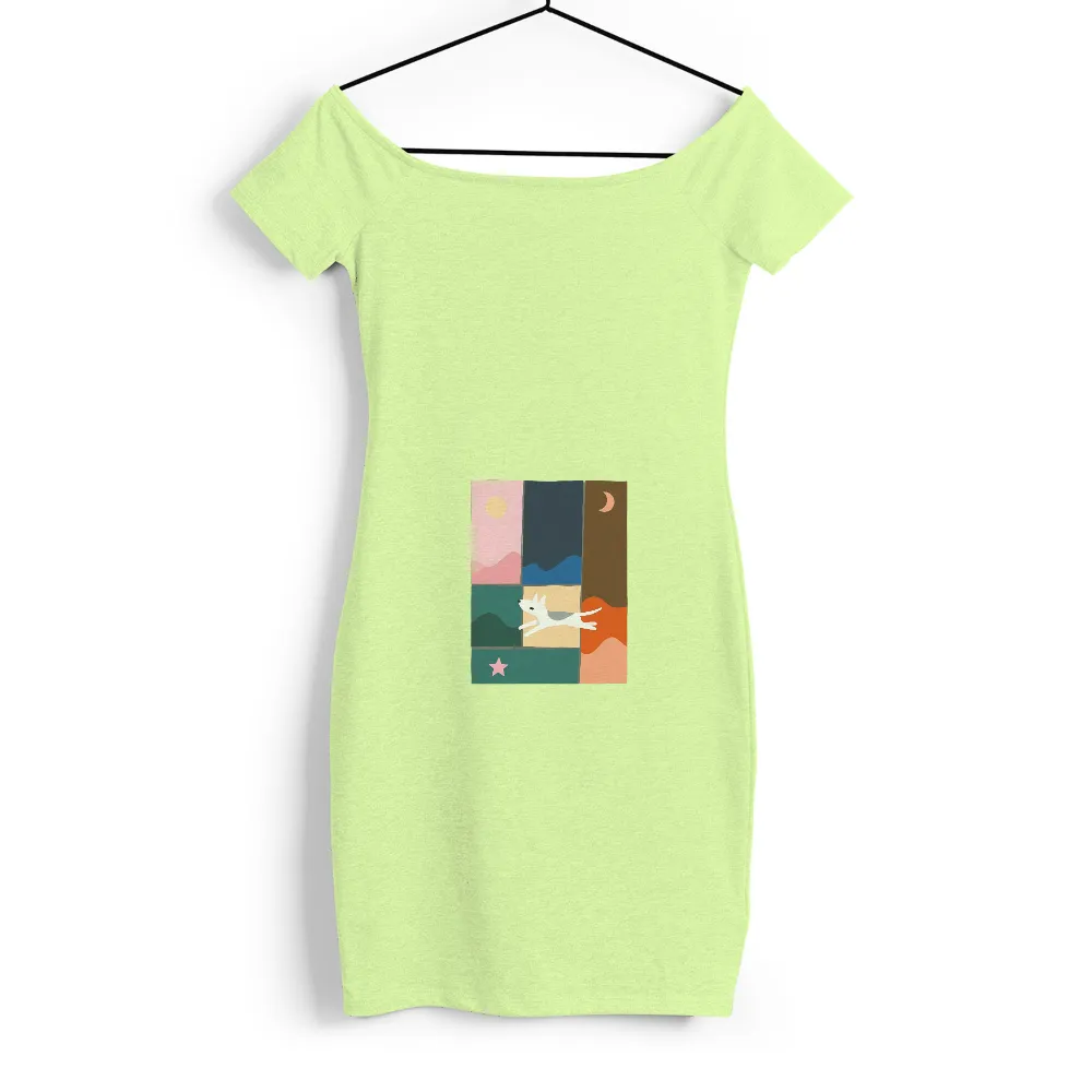 T-Shirts Custom: Leap into Joy with Luna - Artistic Design|les benjamins valentine's day t shirt