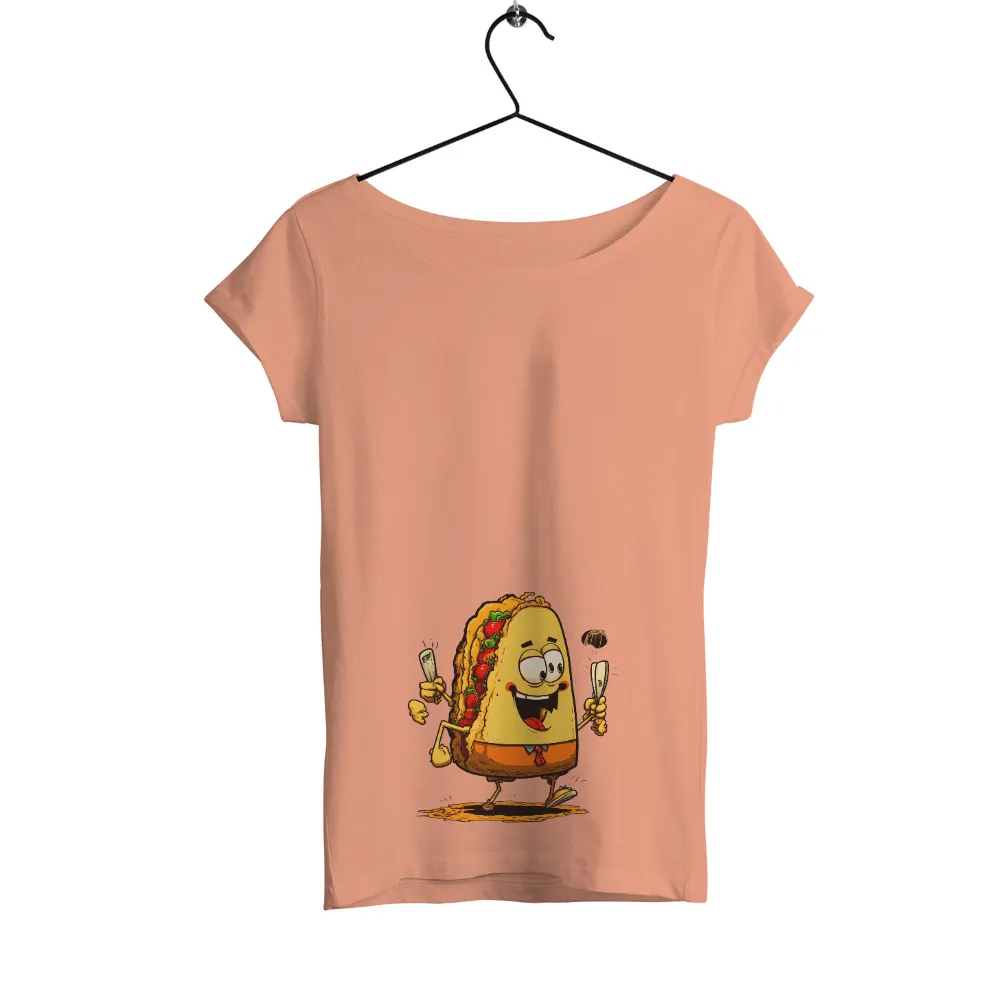 TShirt Design: Juggling Taco - Funny & Humorous T-Shirt| Cartoon taco character