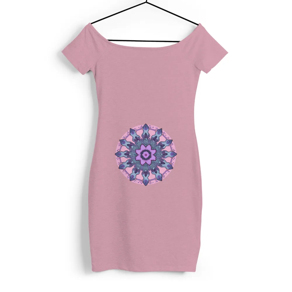 Vintage Mandala and Floral Symmetry with Mid-20th Century Nostalgia|nba vintage tshirts