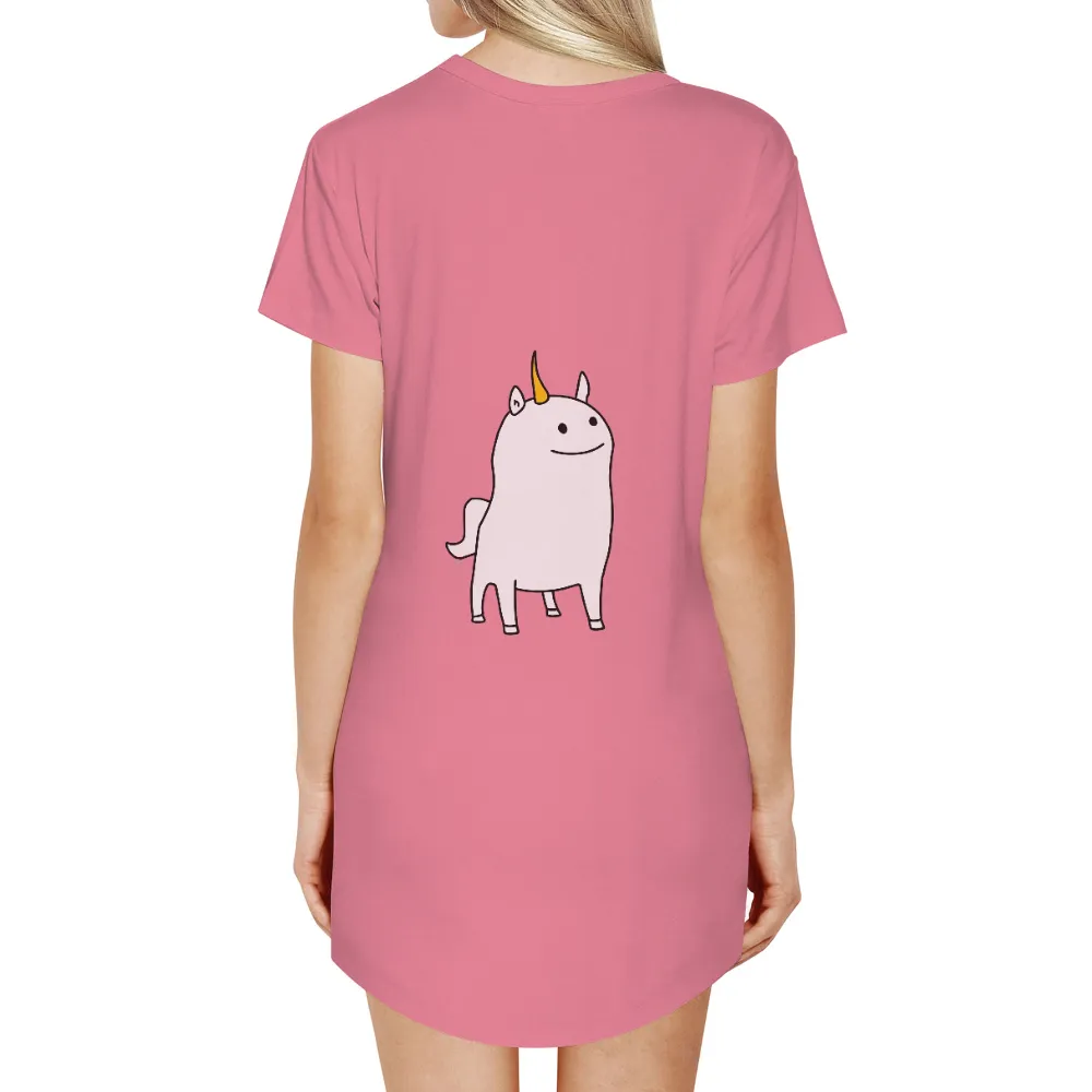 T-Shirt Printing: Minimalist Unicorn - Childhood Wonder and Imagination|valentine unicorn shirt