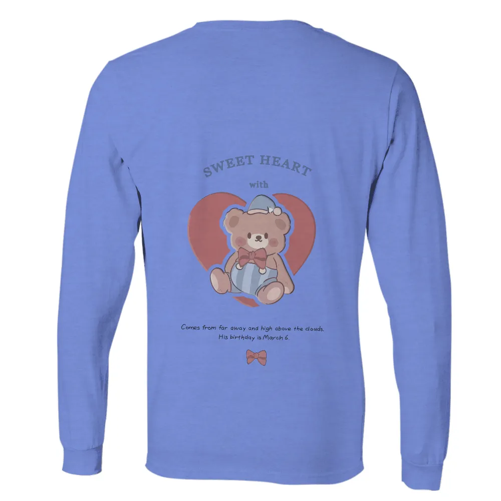 Customized Tee Shirts: Sweet Heart with Teddy Bear Love|danny duncan i love hot moms t shirts