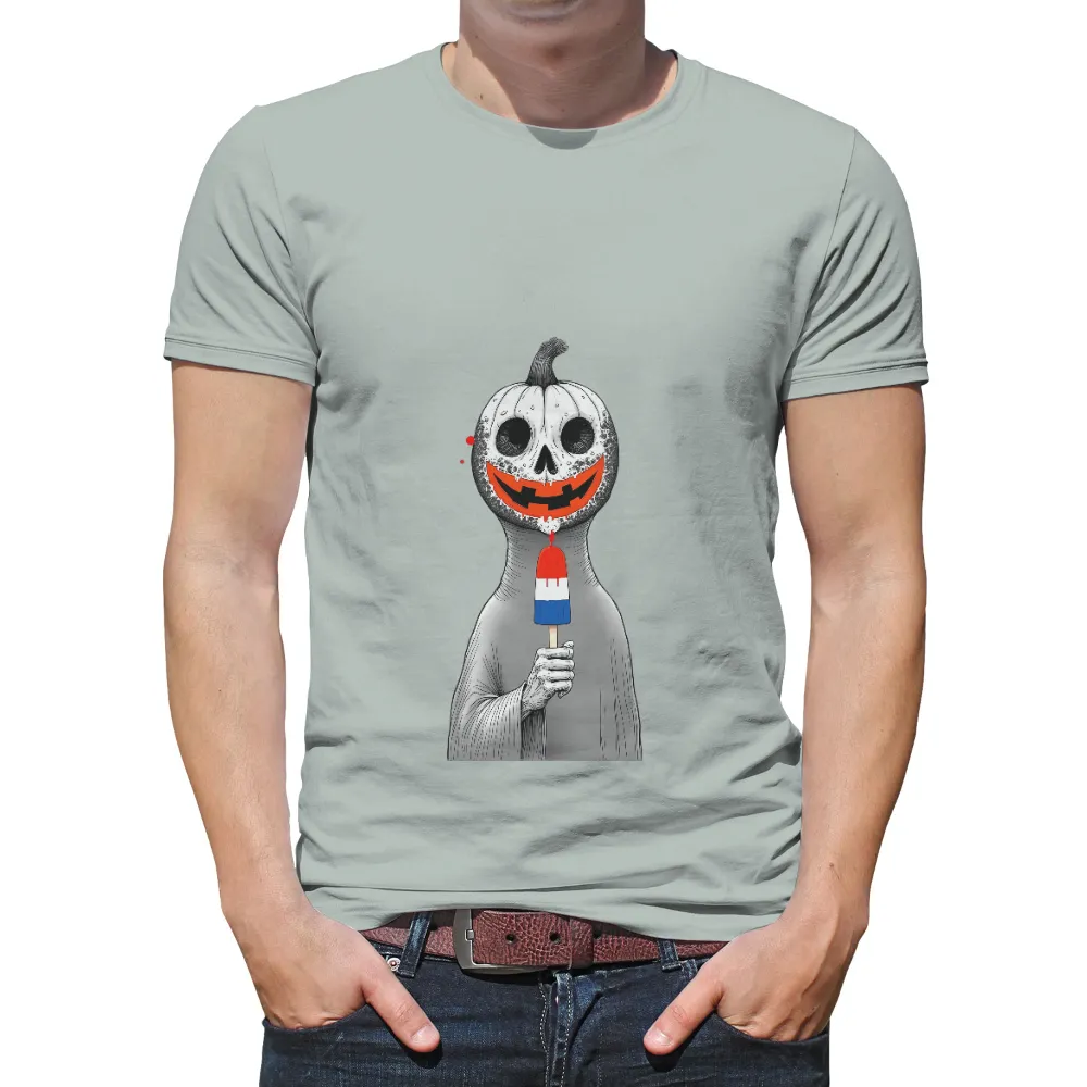 Halloween Pumpkin Skull T-Shirts Design | Spooky & Whimsical Pop Culture Tees| Playful and spooky