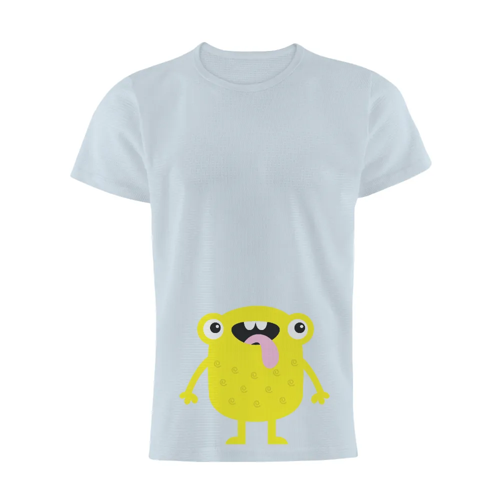 Whimsical Yellow Monster Graphic Tees: Fun and Playful Design|fun squad t shirt youtube