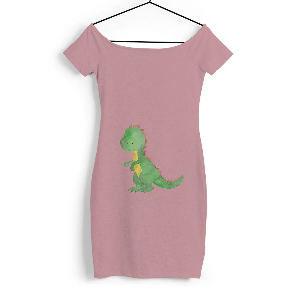 TShirt Printing: Whimsical Dino with Yellow Scarf|fantasy factory beer shirt