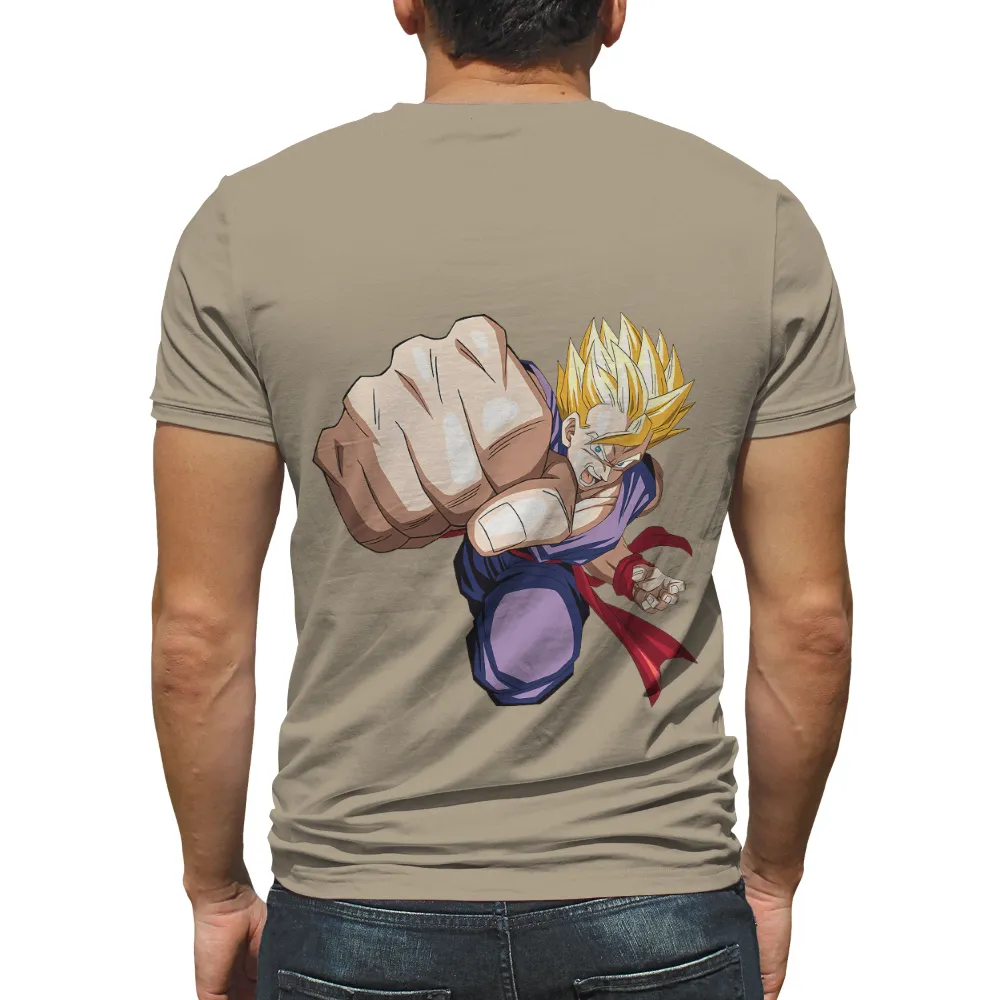 Tee Shirt Printing: Super Saiyan Warrior - Anime Inspired Design|lebron ultimate warrior t shirt