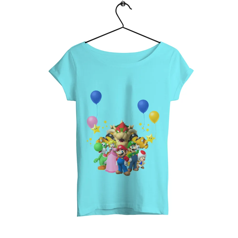 Custom Tee Shirts: Celebrate Adventure with Mario and Friends|dallas stars capfriendly